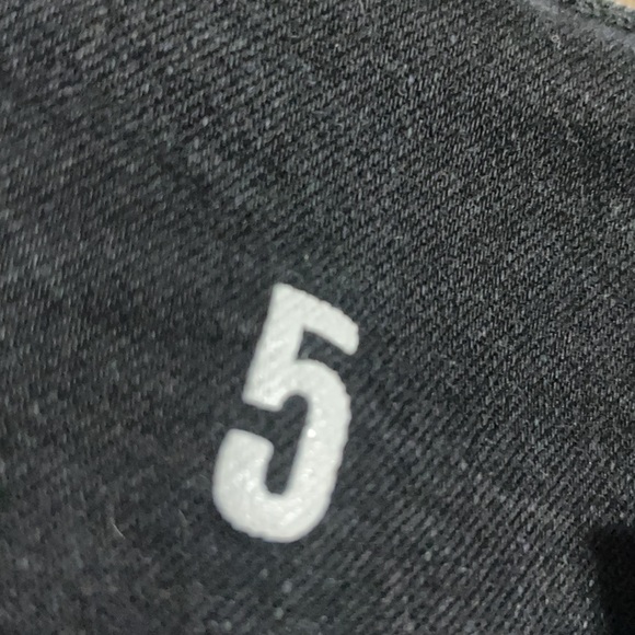 High waisted black jean shorts - Picture 4 of 4